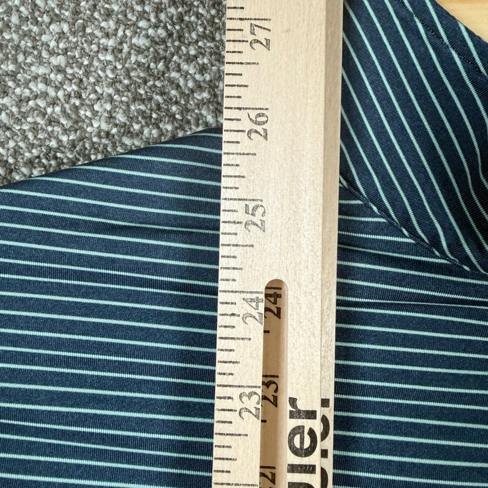 Masters Peter Millar Pullover Men Small Blue Stri… - image 5